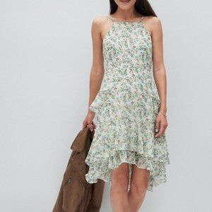 Banana Republic Floral Tiered Ruffle Dress